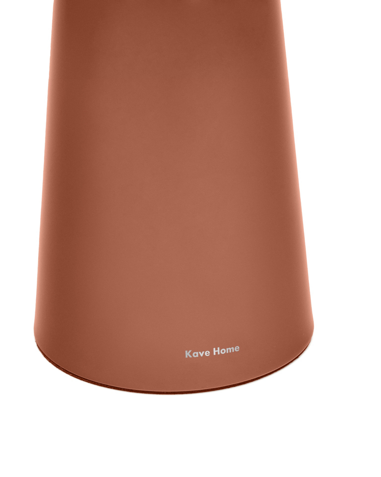 Arenys large outdoor metal table lamp in a terracotta painted finish