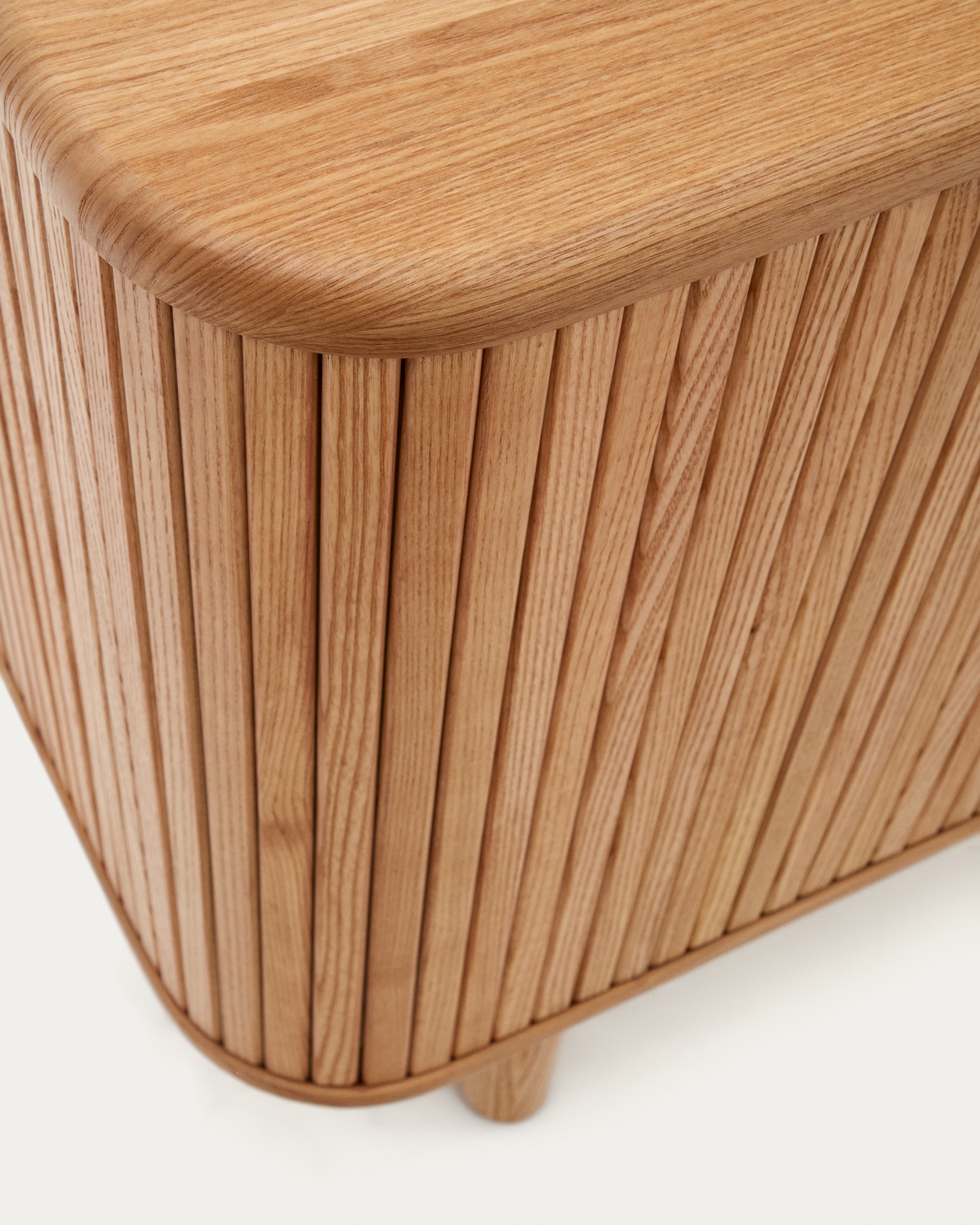 Mailen 2 door sideboard in ash veneer with a natural finish 180 x 75 cm