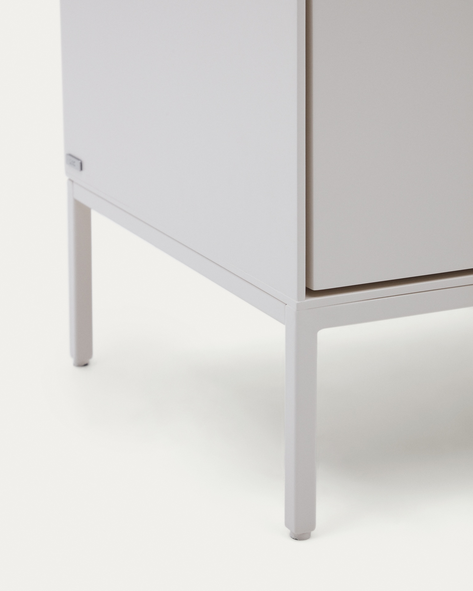Vedrana 3-drawer chest of drawers white lacquered MDF 110 x 75 cm