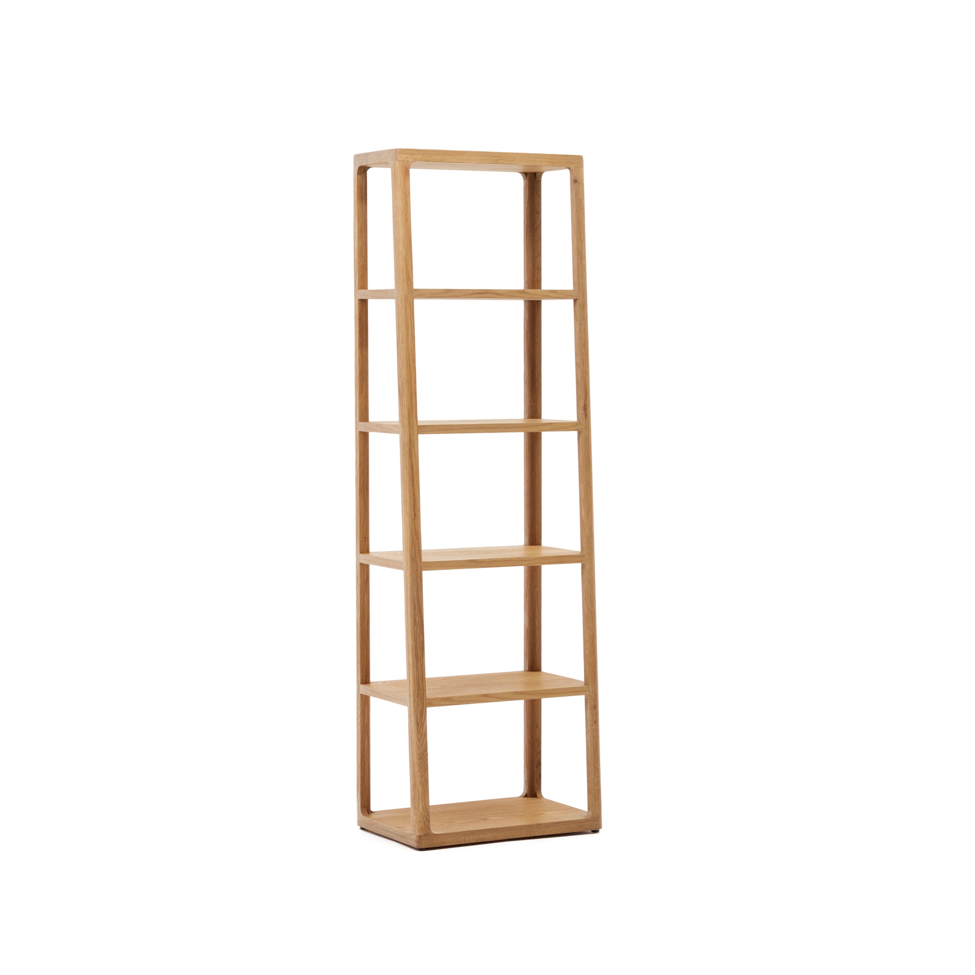 Maymai shelf with solid oak structure 60 x 193 cm