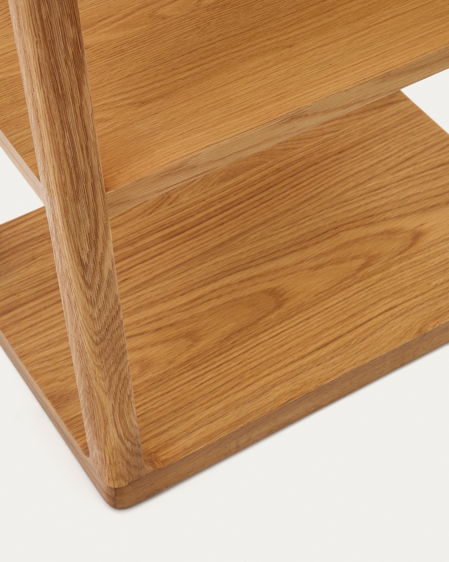 Maymai shelf with solid oak structure 60 x 193 cm
