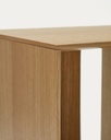 Litto set of 9 modular shelving units in oak wood veneer, 202 x 114 cm