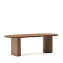 Nealy table with a walnut veneer in a dark finish, 240 x 100 cm