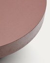 Aiguablava terracotta cement coffee table Ø66cm