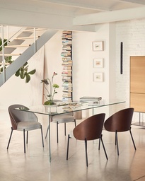 Burano glass table, 200 x 90 cm