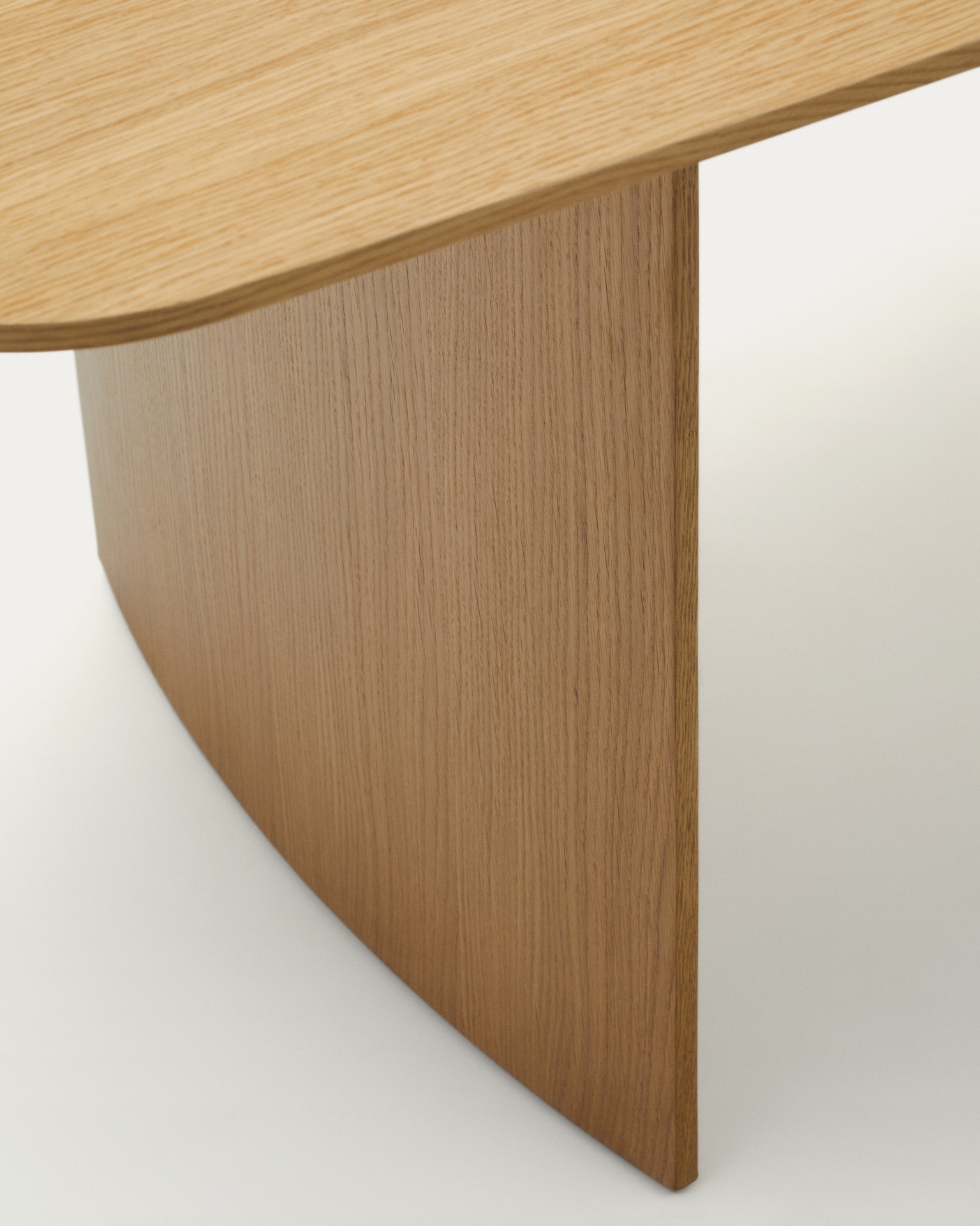 Litto table made from oak veneer, 240 x 100 cm
