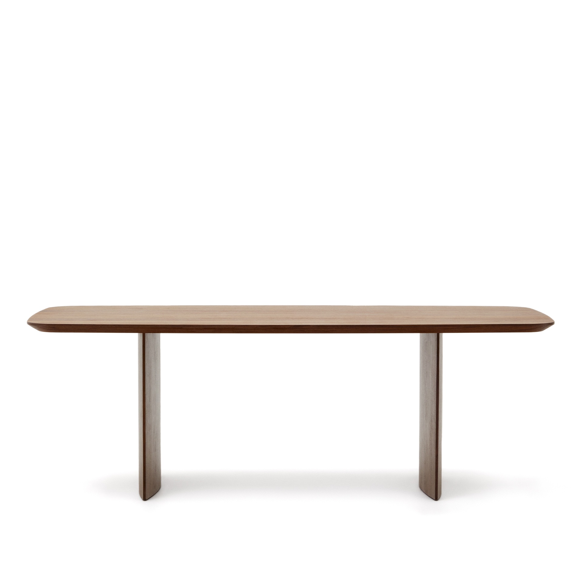 Litto table made from walnut veneer, 240 x 100 cm