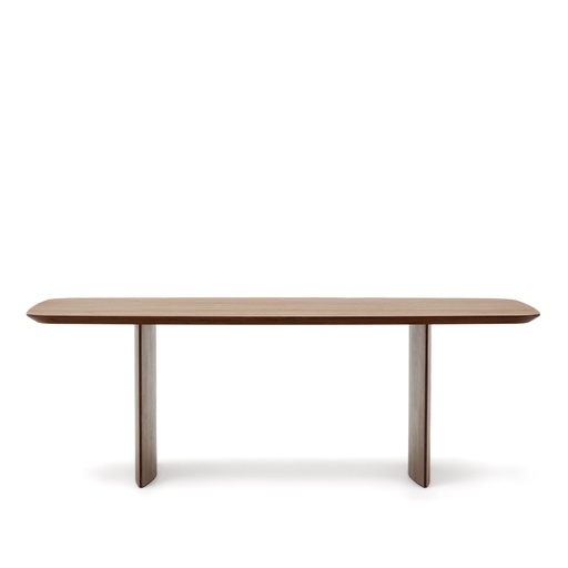 Litto table made from walnut veneer, 240 x 100 cm