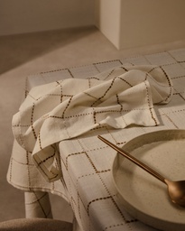 Ersen set of 2 white, 100% cotton napkins