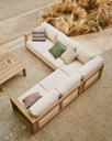 Cushion cover Delnar 100% PET green 45 x 45 cm  