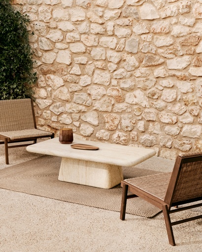 Rug Despas in synthetic fibers beige 160 x 230 cm  