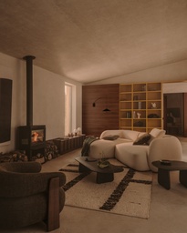 Hadin beige and brown graphic wool jacquard rug, 160 x 230 cm