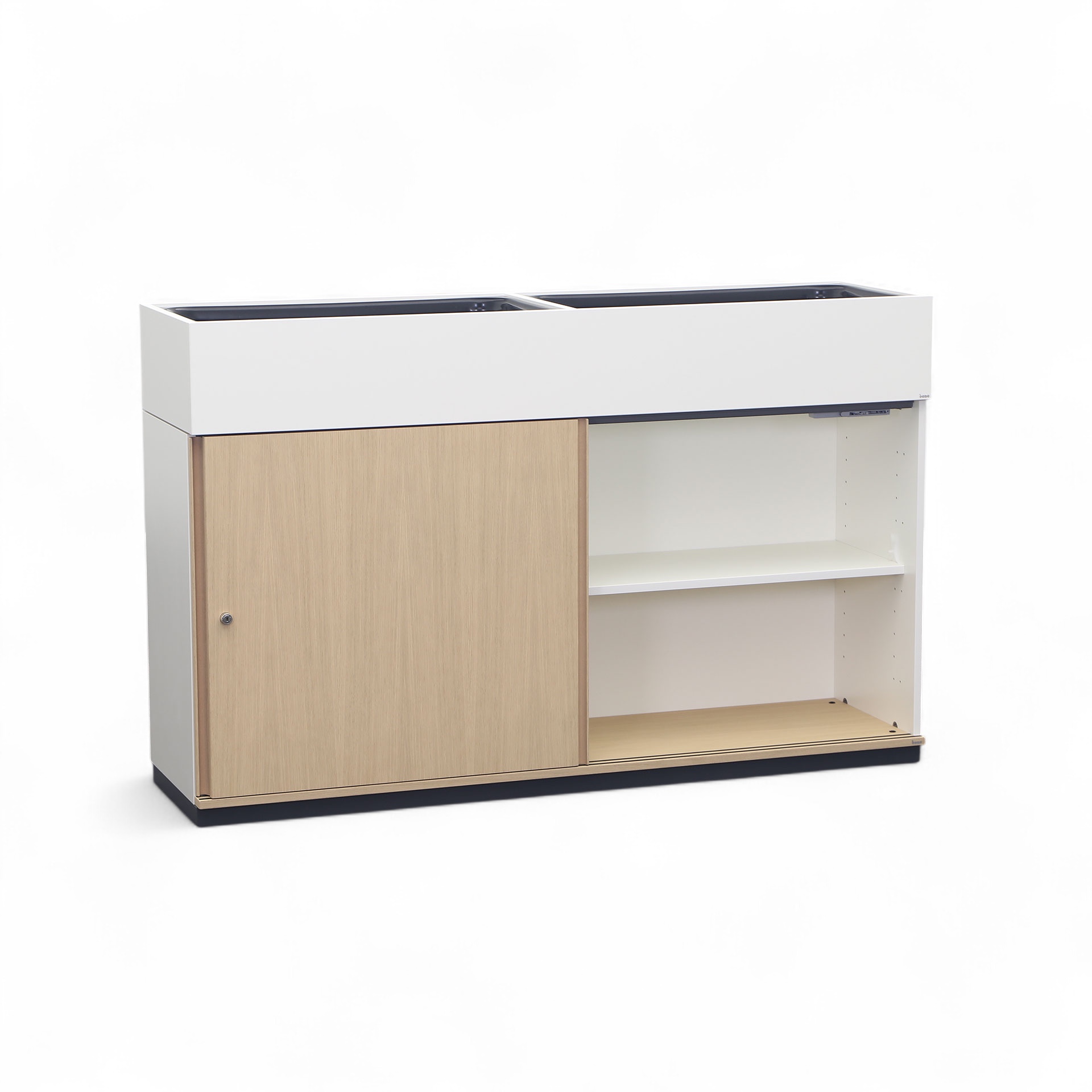 Schiebetürschrank Bene mit Pflanzenbox