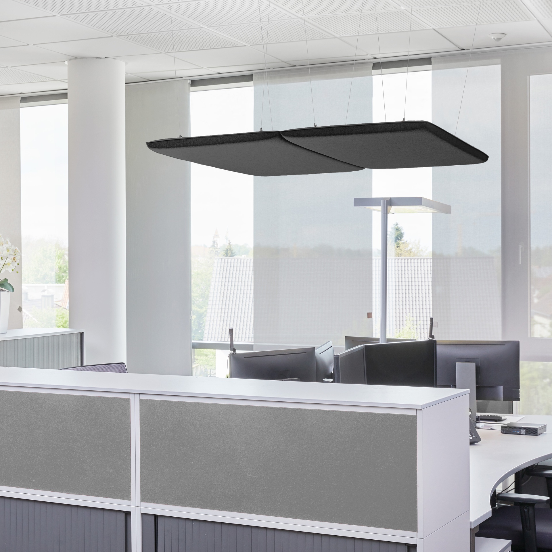 Deckensegel Horizontal Tradingzone Silentline