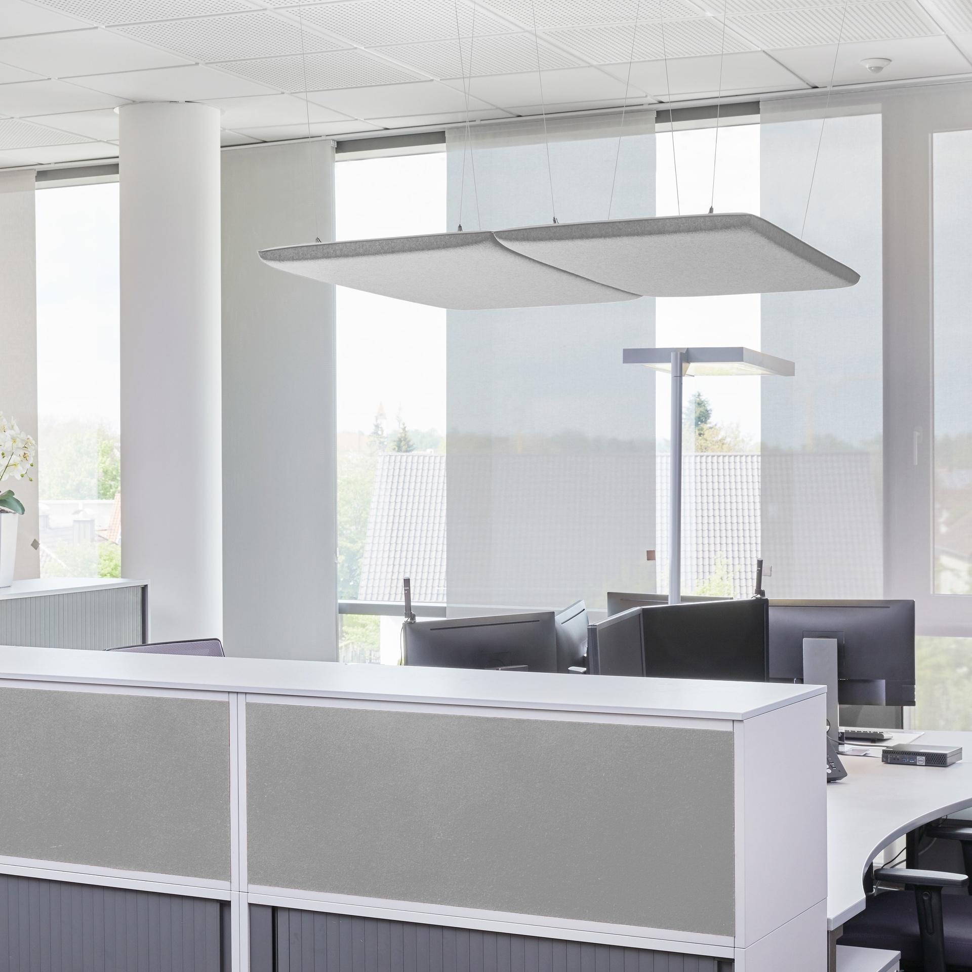 Deckensegel Horizontal Tradingzone Silentline