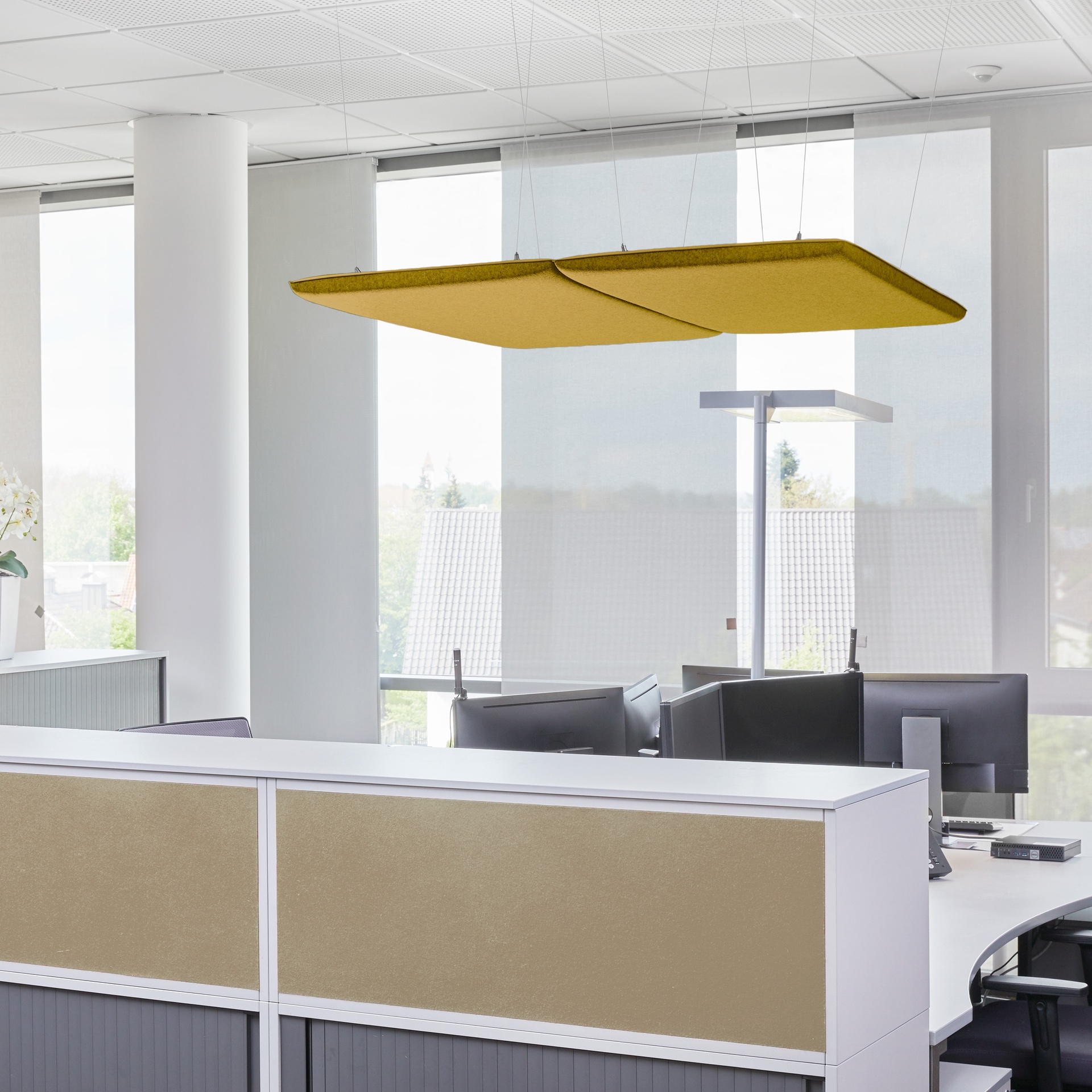 Deckensegel Horizontal Tradingzone Silentline