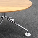 Runder Salontisch aus Nussbaum