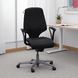 Bürostuhl Giroflex 64 mit Kleiderbügel - Gemustert