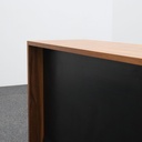 Konferenztisch aus Nussbaum mit Wilkhahn Stühlen