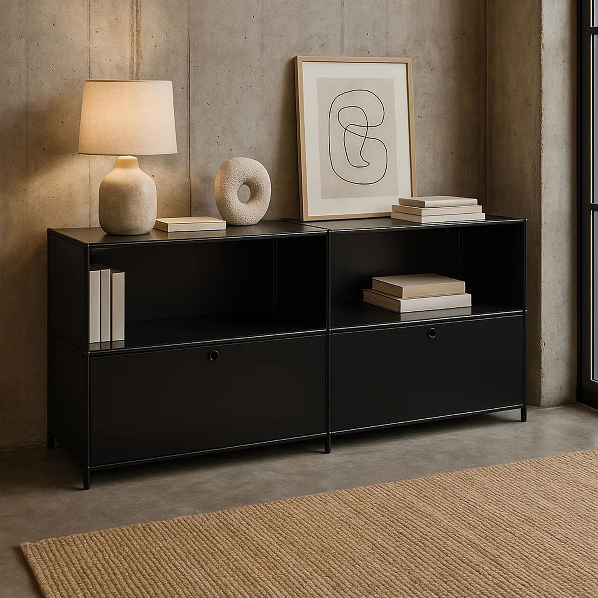 Sideboard System4 Black Edition