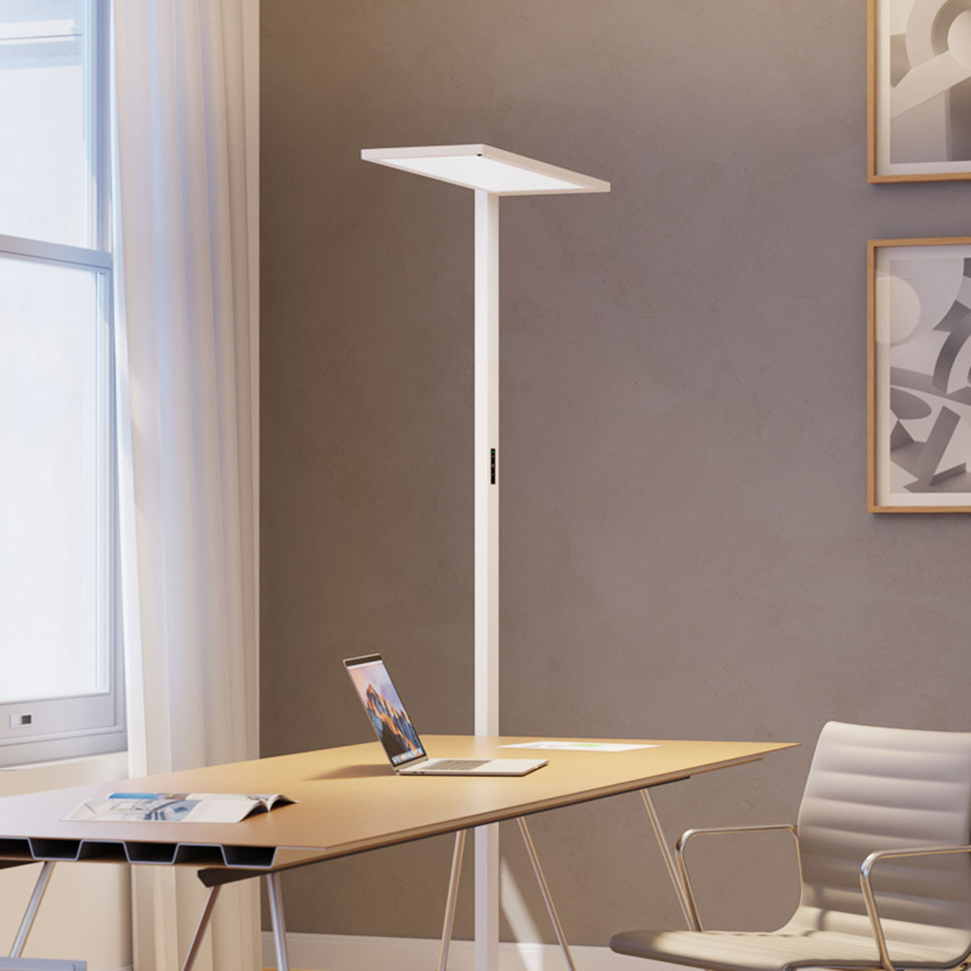 LED Stehleuchte Regent Lightpad Tunable Office Einzelkopf