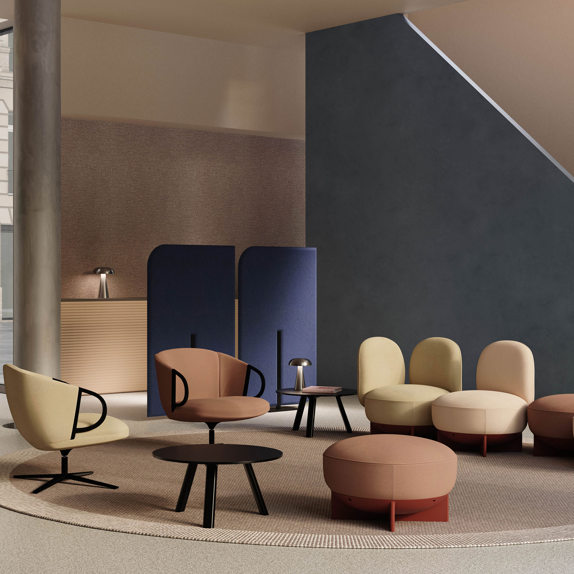 Gaber To-Go Pouf