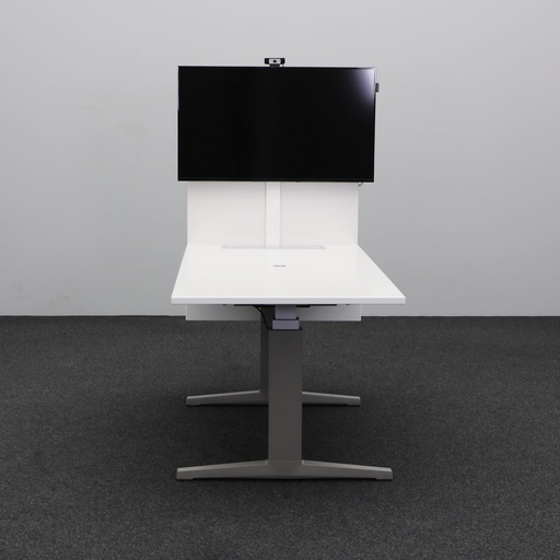 Multimedia Konferenztisch elektrisch höhenverstellbar Haworth