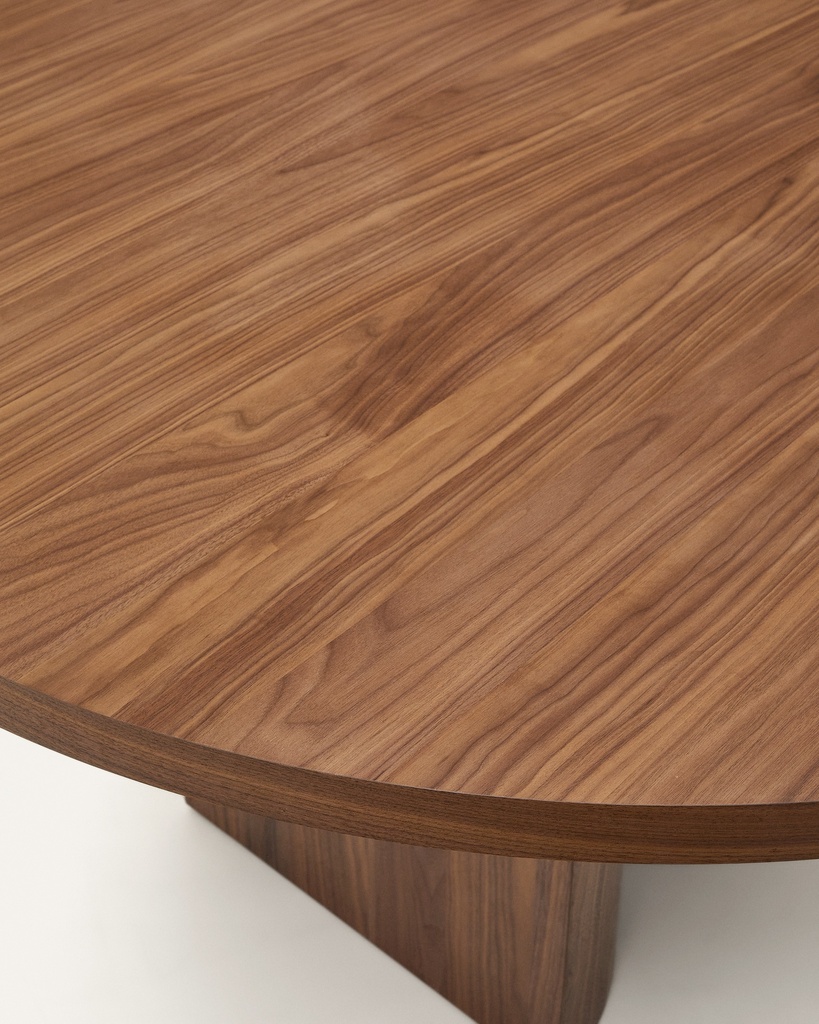 Nealy table with a walnut veneer in a dark finish, 240 x 100 cm