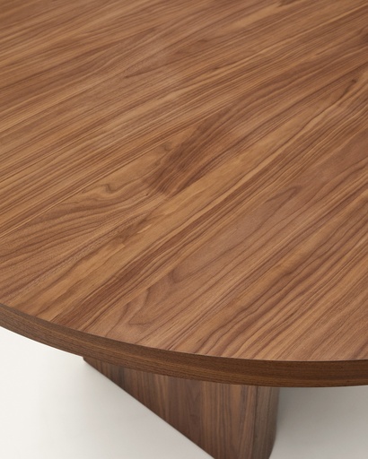 Nealy table with a walnut veneer in a dark finish, 240 x 100 cm