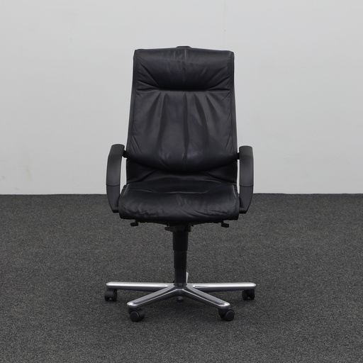 Leder Chefsessel mit Kleiderbügel Girsberger Trilax