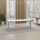 Sitz-/Stehtisch Tradingzone Smartline – USM Haller‑kompatibles, schwarze Kante