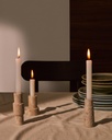 Kave Home Majid Set aus 3 Kerzenhaltern