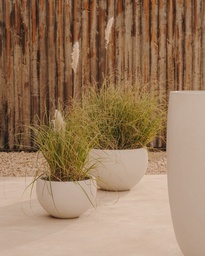 Kave Home Blumentopf Grau