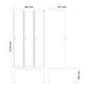 Garderoben Spind C+P Classic PLUS