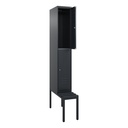 Garderobenspind mit Bank  C+P Classic PLUS
