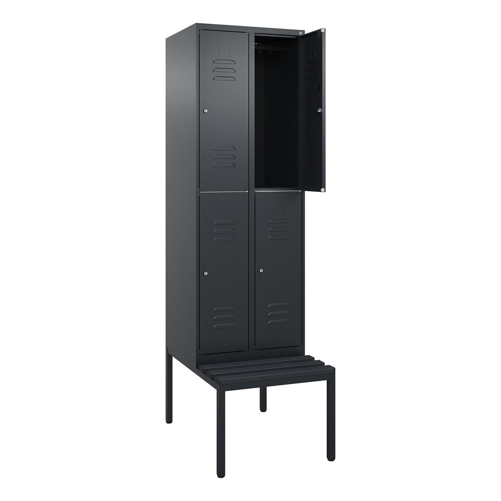 Garderobenspind mit Bank  C+P Classic PLUS