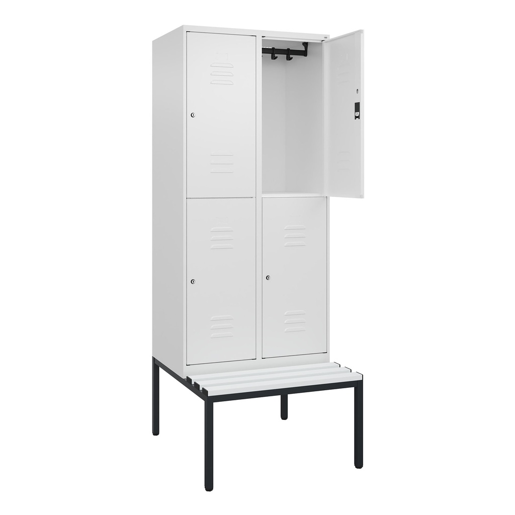 Garderobenspind mit Bank  C+P Classic PLUS