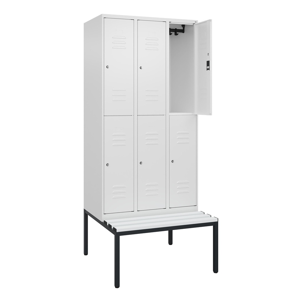 Garderobenspind mit Bank  C+P Classic PLUS