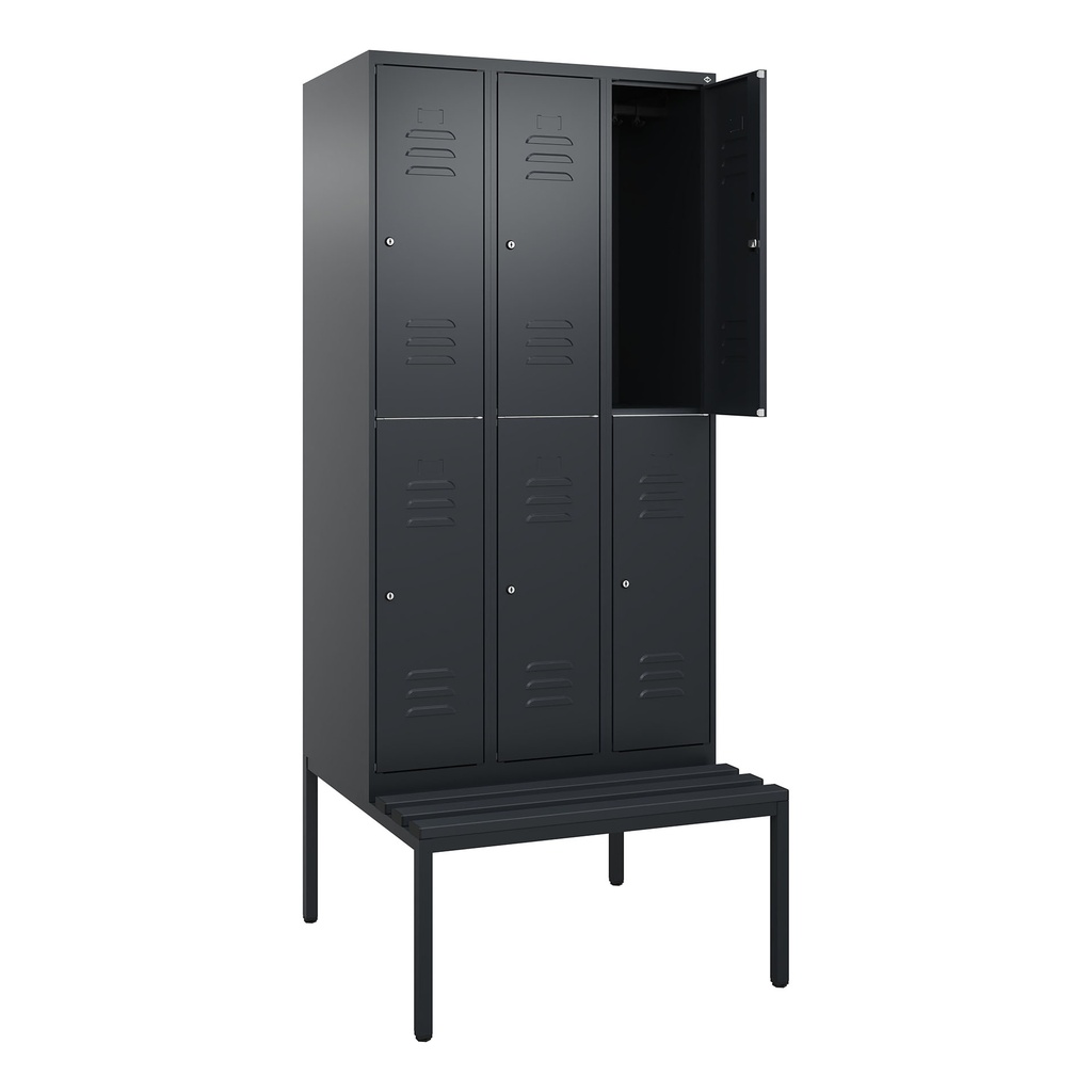 Garderobenspind mit Bank  C+P Classic PLUS
