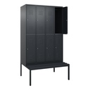 Garderobenspind mit Bank  C+P Classic PLUS