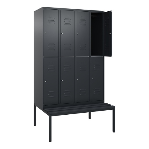 Garderobenspind mit Bank  C+P Classic PLUS