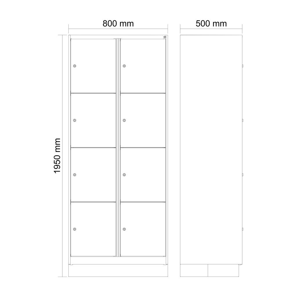 Schliessfachschrank C+P Classic PLUS