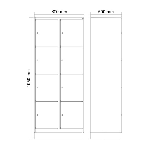 Schliessfachschrank C+P Classic PLUS