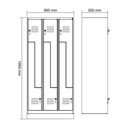 Schliessfachschrank C+P Classic PLUS