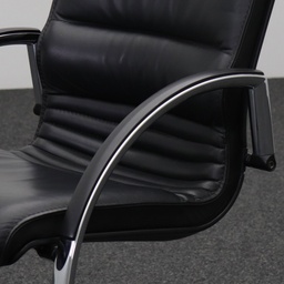 Leder Freischwinger Konferenzstuhl Giroflex