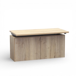 Sitz-/Stehtisch Bralco Winglet-e mit Unterschrank