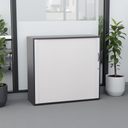 Rollladenschränke Elan Euroffice mit runder Kante und Holz Rollladen