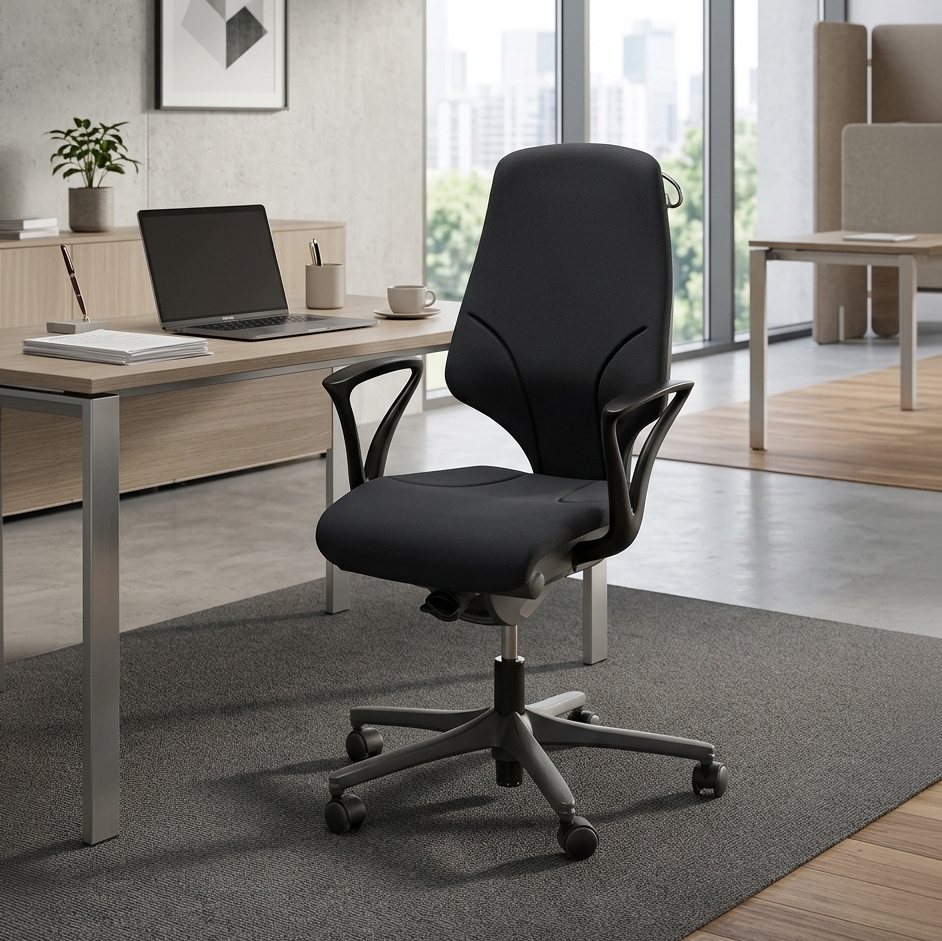 Bürostuhl Giroflex 64 – Ergonomisch Swiss-Made mit neuer Polsterung & Gasfeder