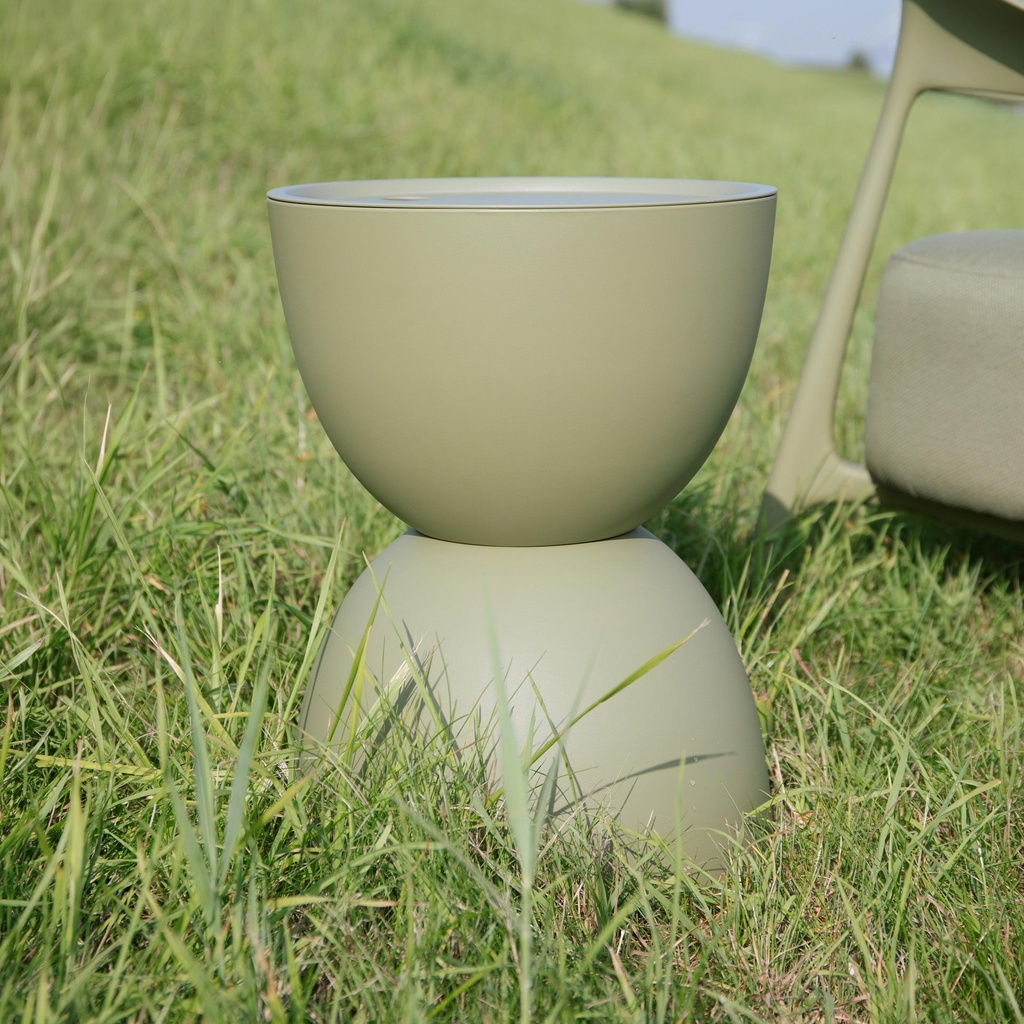 Outdoor Beistelltisch White Label Living Mara