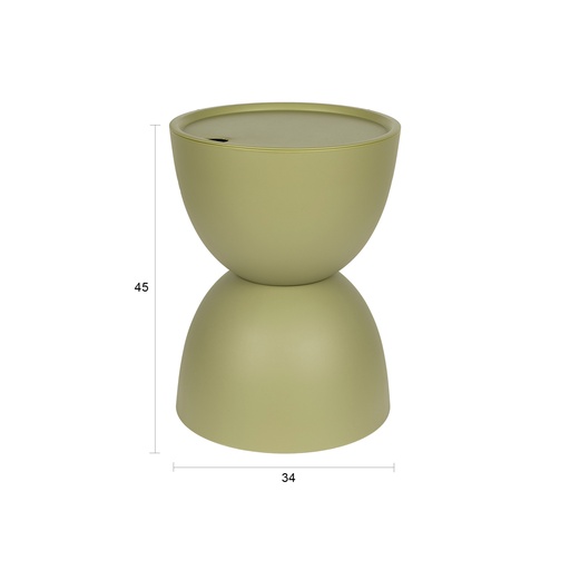 Outdoor Beistelltisch White Label Living Mara
